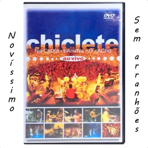 Chiclete com Banana - Na caixa, Banana no Cacho - Show ao vivo - Novíssimo. Sem arranhões!