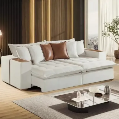 Sofá Cama Retrátil Tebas. Produto Novo.  Pronta Entrega.