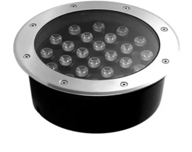 Balizador Led Solo 24w Branco Quente Ip68 Para Jardim
