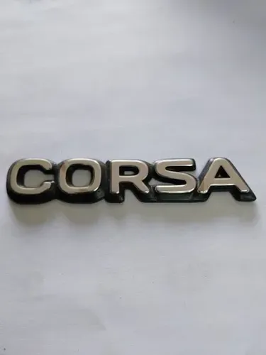 Emblema Corsa Cromado
