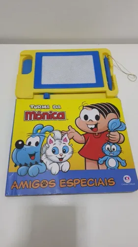 Turma da Mônica - Amigos Especiais - Livro + Quadro Mágico