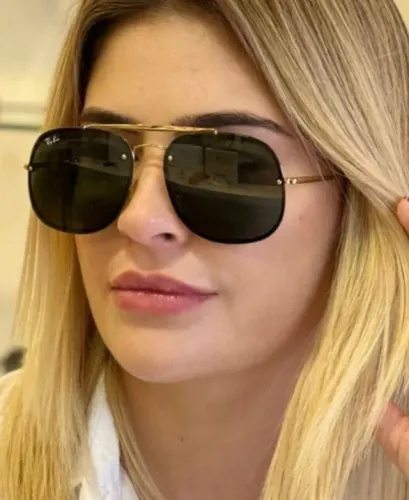 Óculos Ray-Ban Aviador Blazer - Entrega Imediata