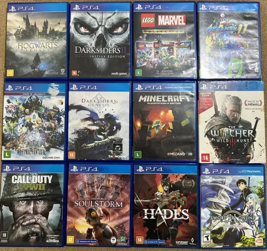 Jogos PS4 mídia física original LEIA A DESCRIÇÃO