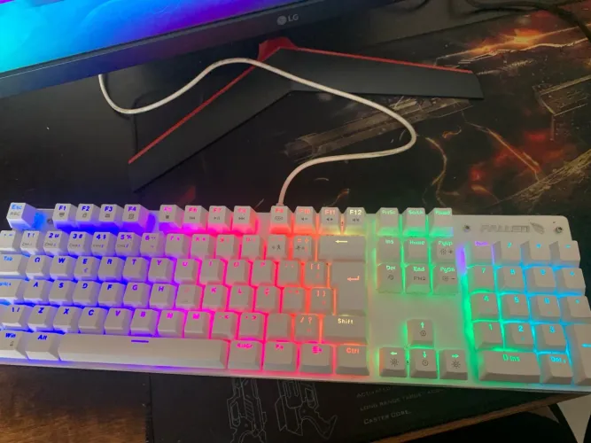 Teclado Gamer Mecânico Fallen Ace - Switch Red