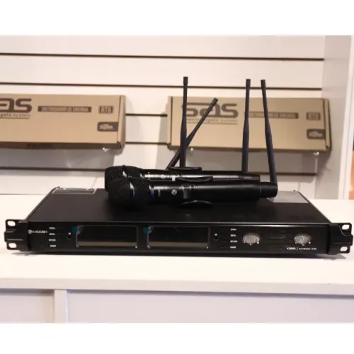 Microfone Valvulado Duplo Kadosh Sem Fio K 2002m Tube