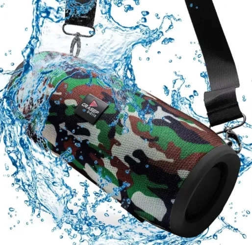 Caixa de som portátil Grasep (resistente a água)