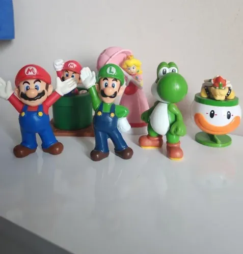 Super Mário Coleção Rara McDonalds 2014 e 2016