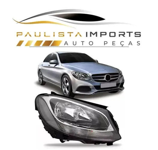Farol Mercedes C180 2014 2015 2016 2017 ( Novo )
