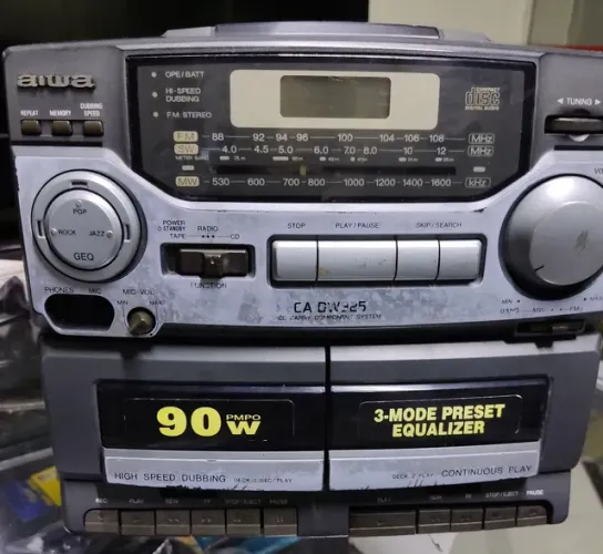 SYSTEM AIWA MOD. CA DW325HE - LEIAM A DESCRIÇAO