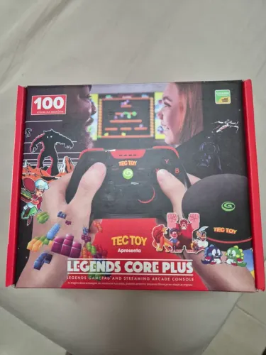 NOVO - Lacrado - Tec Toy Legends Core Plus - 100 Jogos - Console Arcade