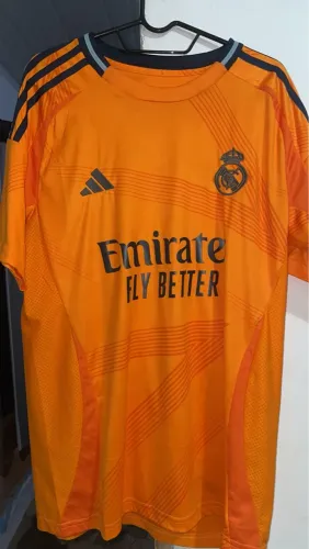 Camisa Real Madrid Laranja Adidas