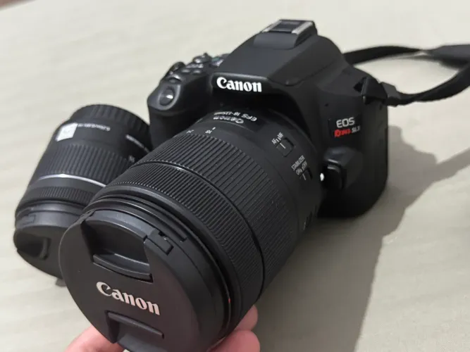 Kit Camera Profissional Cânon + Lente + Flash 