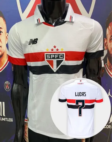 Camisa São Paulo Lucas #7 - Nova