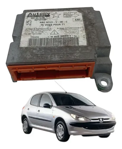 Módulo Central Airbag Peugeot 206 1.4 2003 2004 2005
