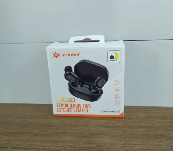 Fone sem fio bluetooth novo