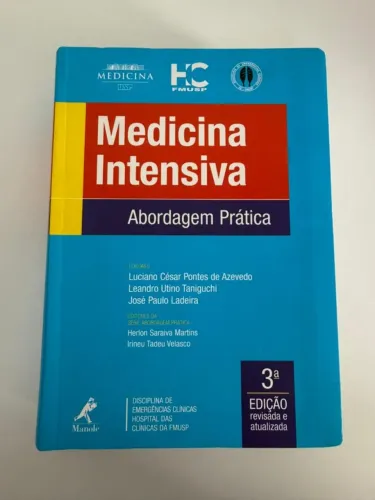 Livro Medicina Intensiva (USP) ? 3ª ed., 2018 ? usado