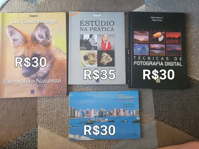 Livros de Fotografia, Fotografia de Natureza, Estúdio na Prática, Técnicas de foto digital