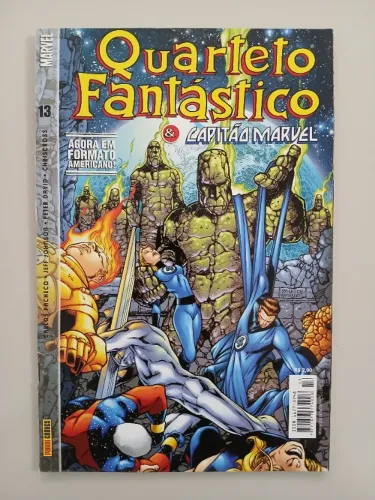 HQ Quarteto Fantástico & Capitão Marvel Número 13 Panini 2003