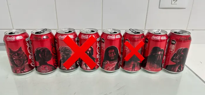 Coca- Cola Star Wars - 3 latas a sua escolha 