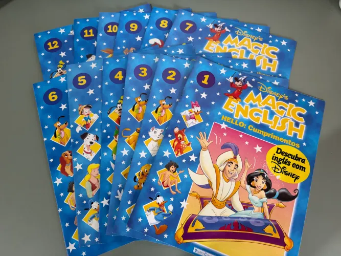 Inglês- Revistas Disney Magic English - 1999