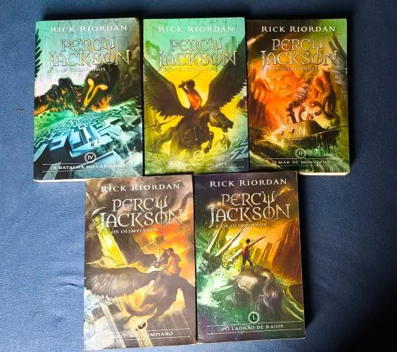 Coleção Percy Jackson e os Olimpianos - Série Completa (5 livros)
