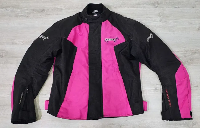 Jaqueta feminina motociclista texx 