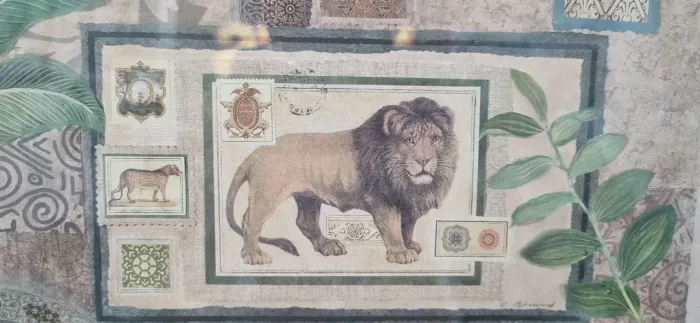 Quadro Decorativo com Leão