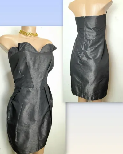 Vestido de Festa Tafetá Da Madre Pérola Tam.G