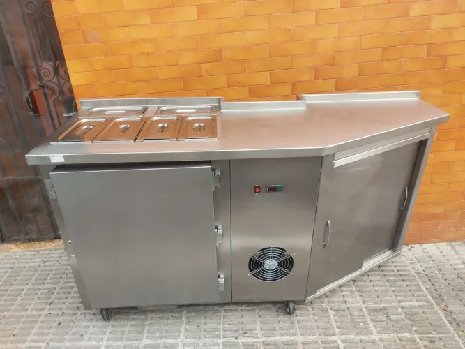 Balcão refrigerado codimentadora 