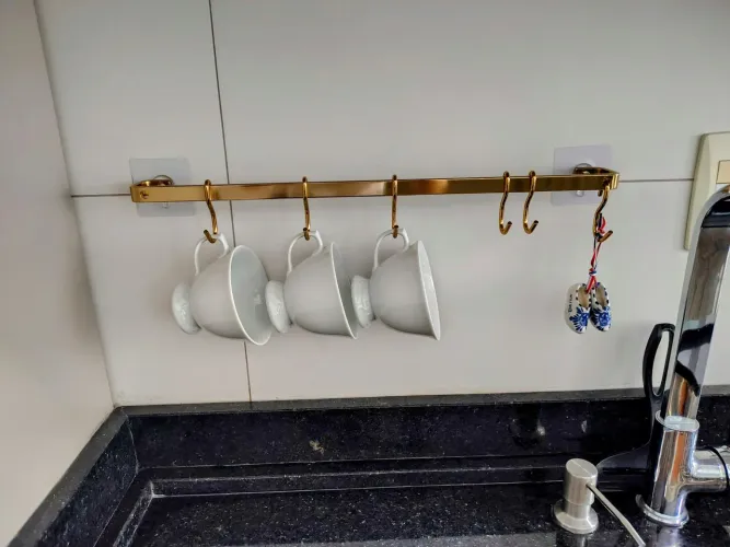 Barra em Aço Inox Dourado