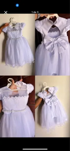 Vestido de Daminha - 1 ano