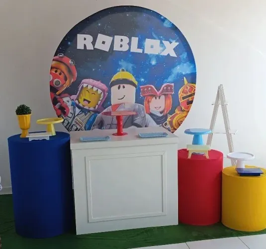 Decoração de Festa Roblox - Tema Roblox