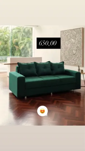 SOFÁ DE 3 lugares.        650,00.    A pronta entrega 