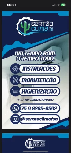 Limpeza de ar-condicionado instalação e manutenção 