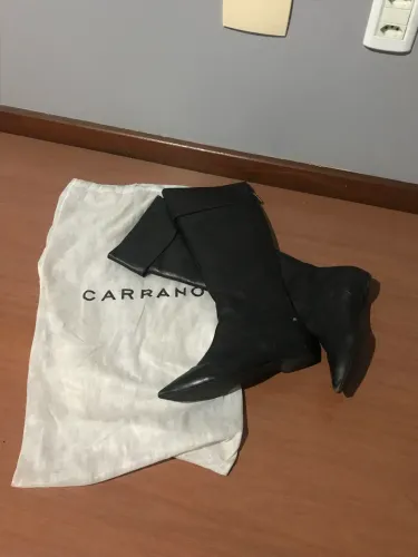 Bota Carrano Preta Cano Longo