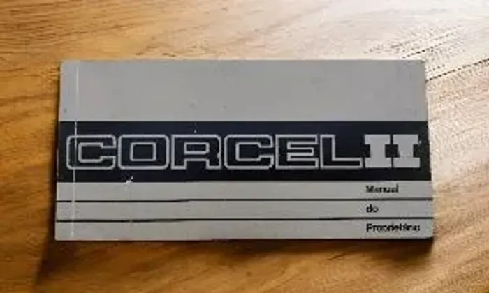Manual Original Do Corcel II Ano 1983.