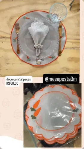 Jogo americano - Páscoa