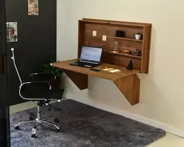Mesa Home Office Escrivaninha Retrátil - Open Up!