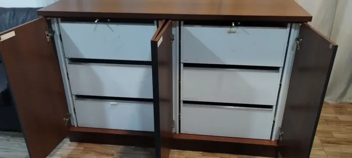 Armário Organizador com Gavetas fichário 