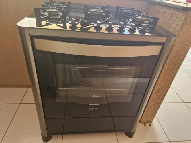 Fogão Fischer 5 bocas Gran chef.