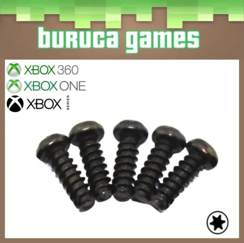 10 parafusos T8 ou T6 para controles de XBOX 360, XBOX One e XBOX Series
