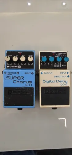 Pedal boss chorus ch1 e delay dd3