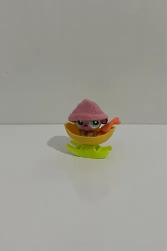 Littlest Pet Shop Macaco bebê e berço de banana 