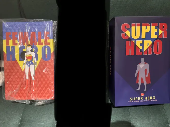 Superman e Mulher maravilha S-Hero Action figures 