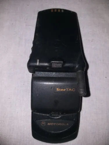 Telefone sem fio antigo Motorola de época