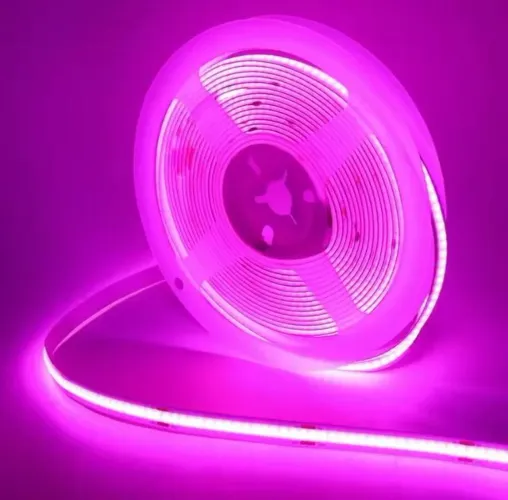 Fita led cob rosa 12v 5m