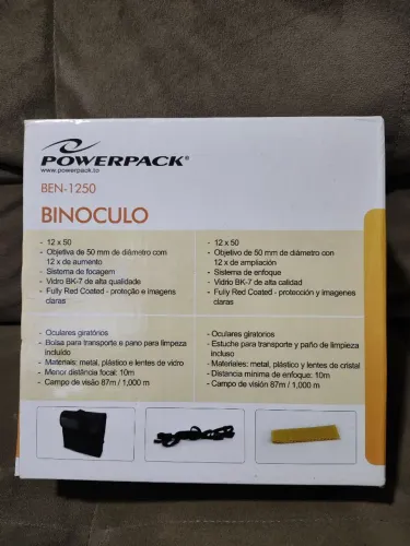 Binóculo Powerpack BEN-1250 12x50
