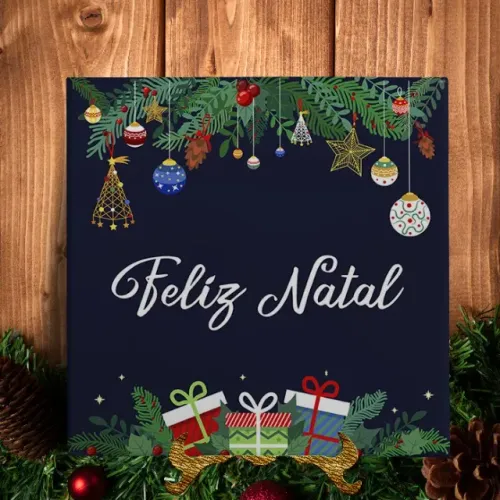 Azulejos personalizados para o natal