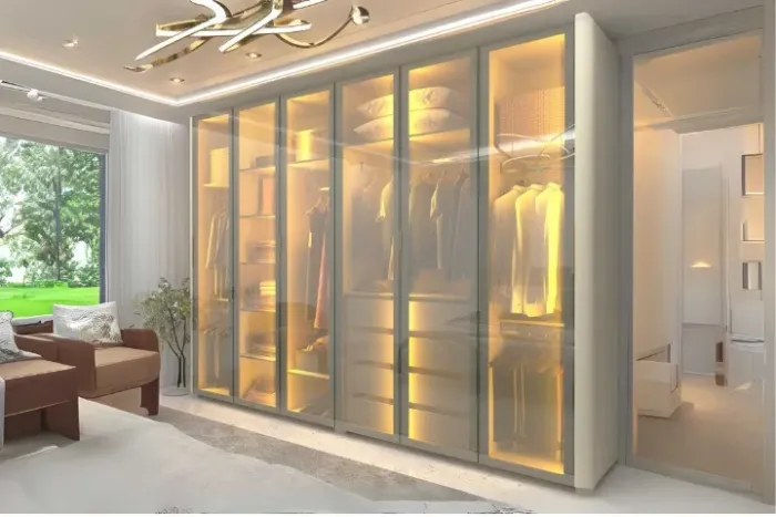 Guarda Roupa Innova MDF Portas em Vidro Reflecta - Pague somente na entrega!