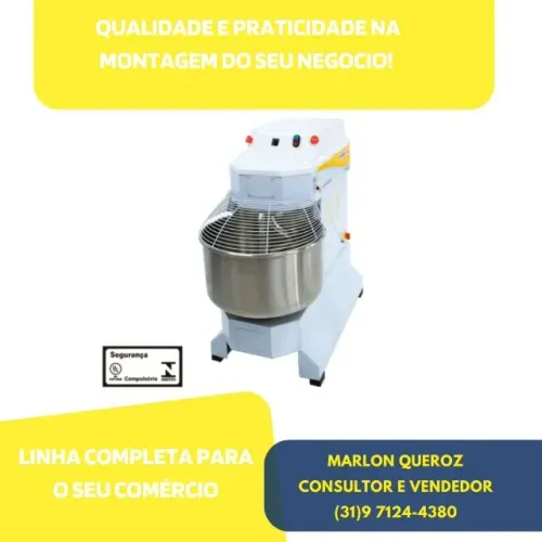 Amassadeira Espiral 25KG Venâncio 220v Monofásica